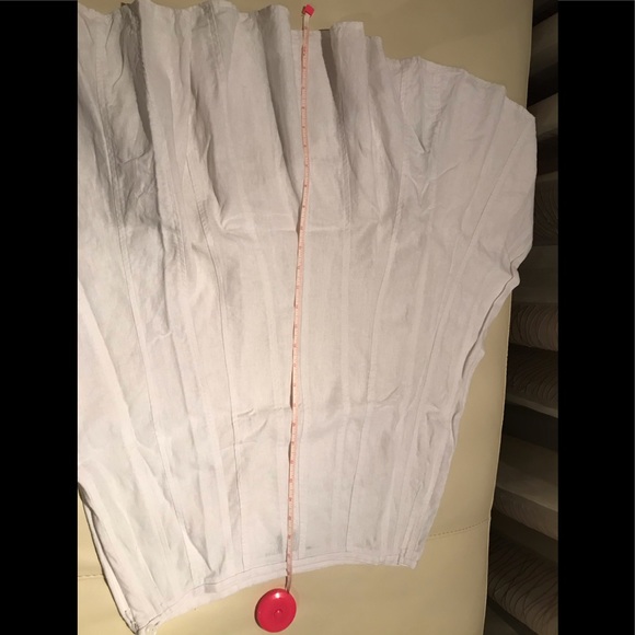 Beautiful linen midi skirt A line - Picture 7 of 9